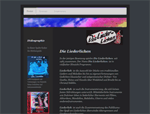 Tablet Screenshot of die-liederlichen.com